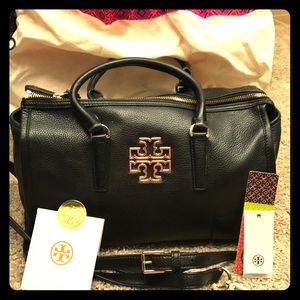Tory Burch Black Britten Satchel